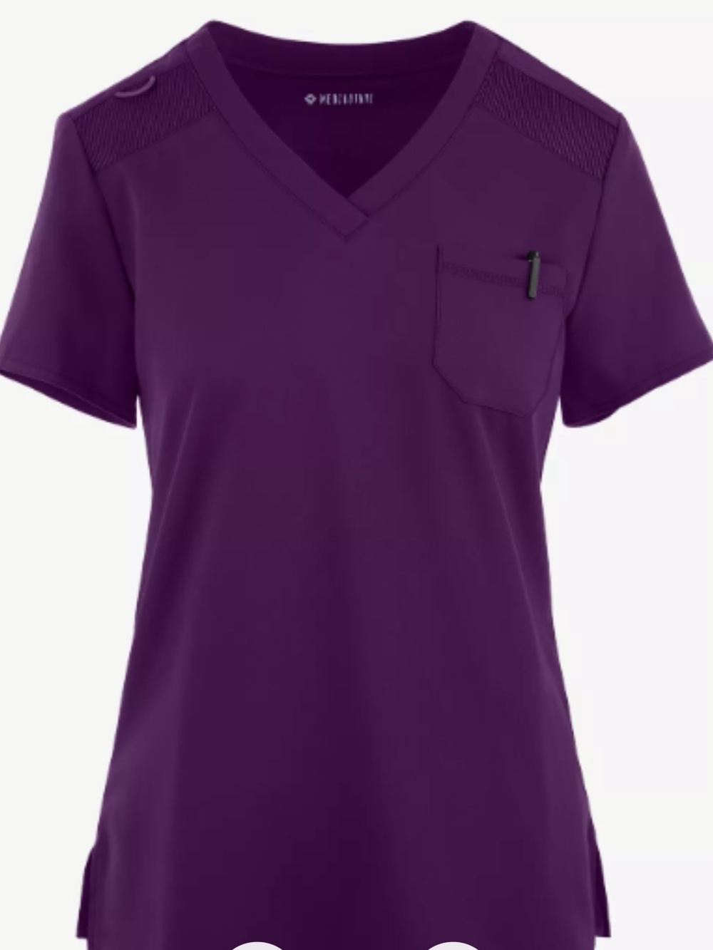 Med Coture Touch Scrub Set EGGPLANT